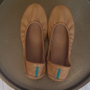 Tieks Gavrieli Foldable Ballet Flats, Comfort Shoes, Tan Brown Sz 7